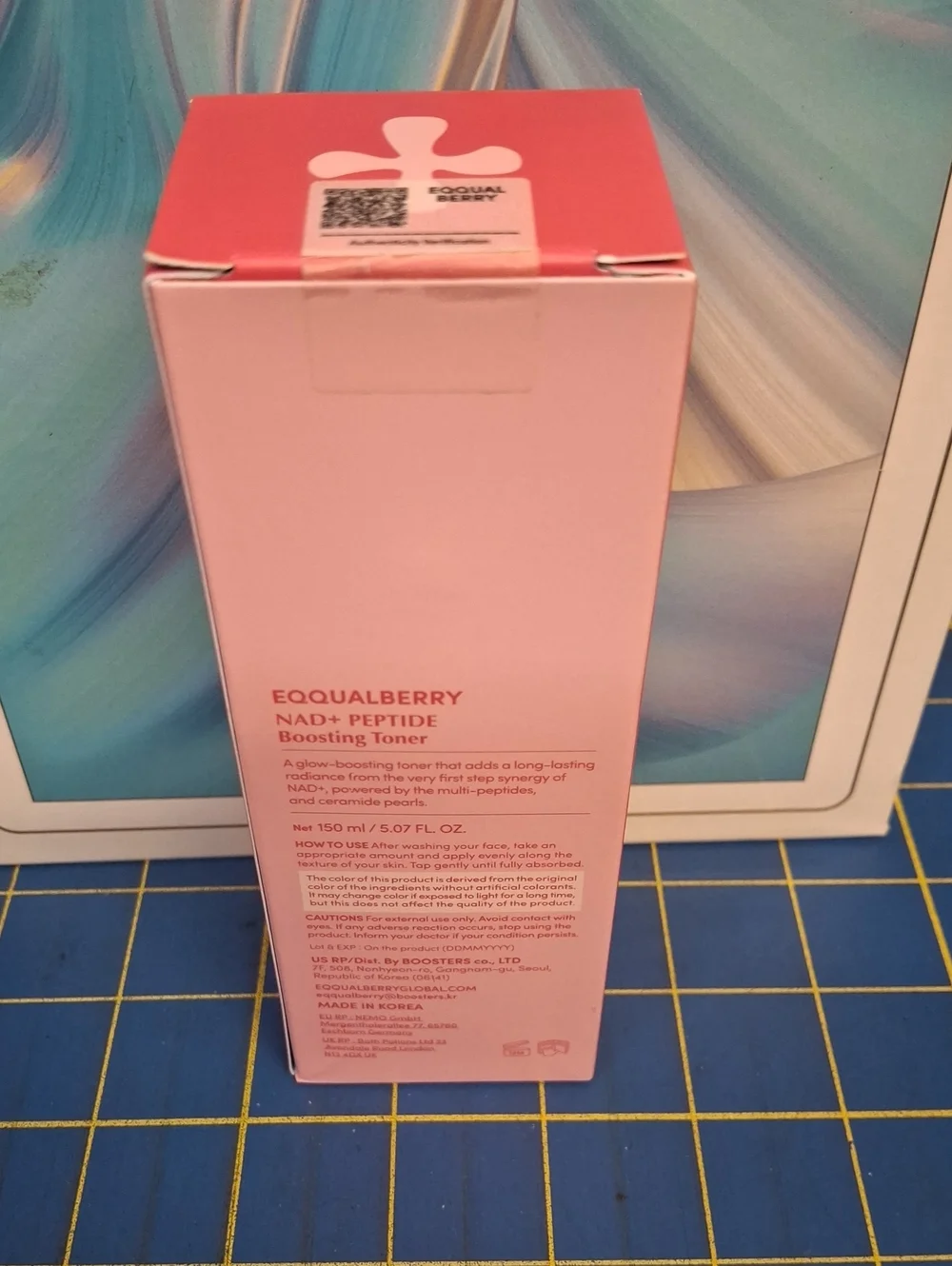 Eqqual Berry Lush Blush NAD+ Peptide Boosting Toner New Sealed Box 150ml